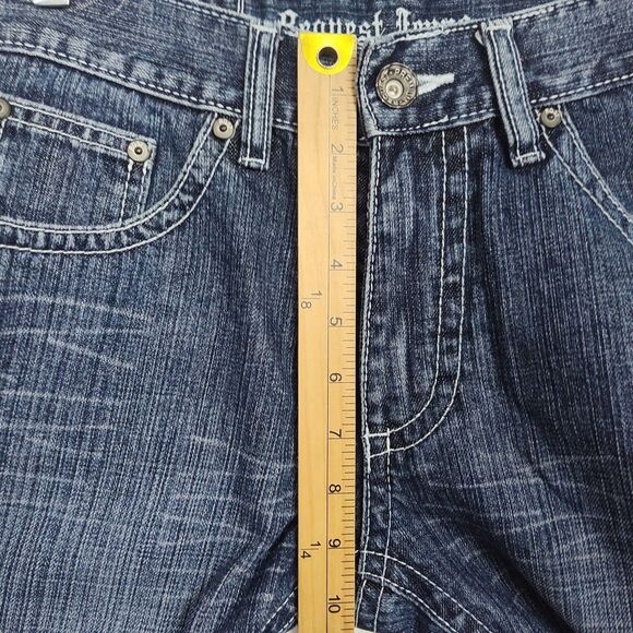 Request Jeans Bootcut Jeans Girls' Size 14 (28 inches) Blue Embroidered Pockets - Picture 5 of 9